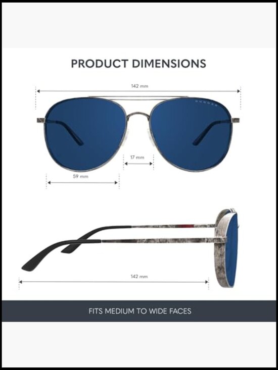Blue Light Blocking Gaming Glasses - Fallout Brotherhood of Steel Aviator main image 7